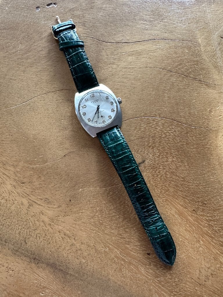 Vintage Pontiac Hydraulica horloge Swiss Made, Overige merken, Staal, Polshorloge, 1960 of later