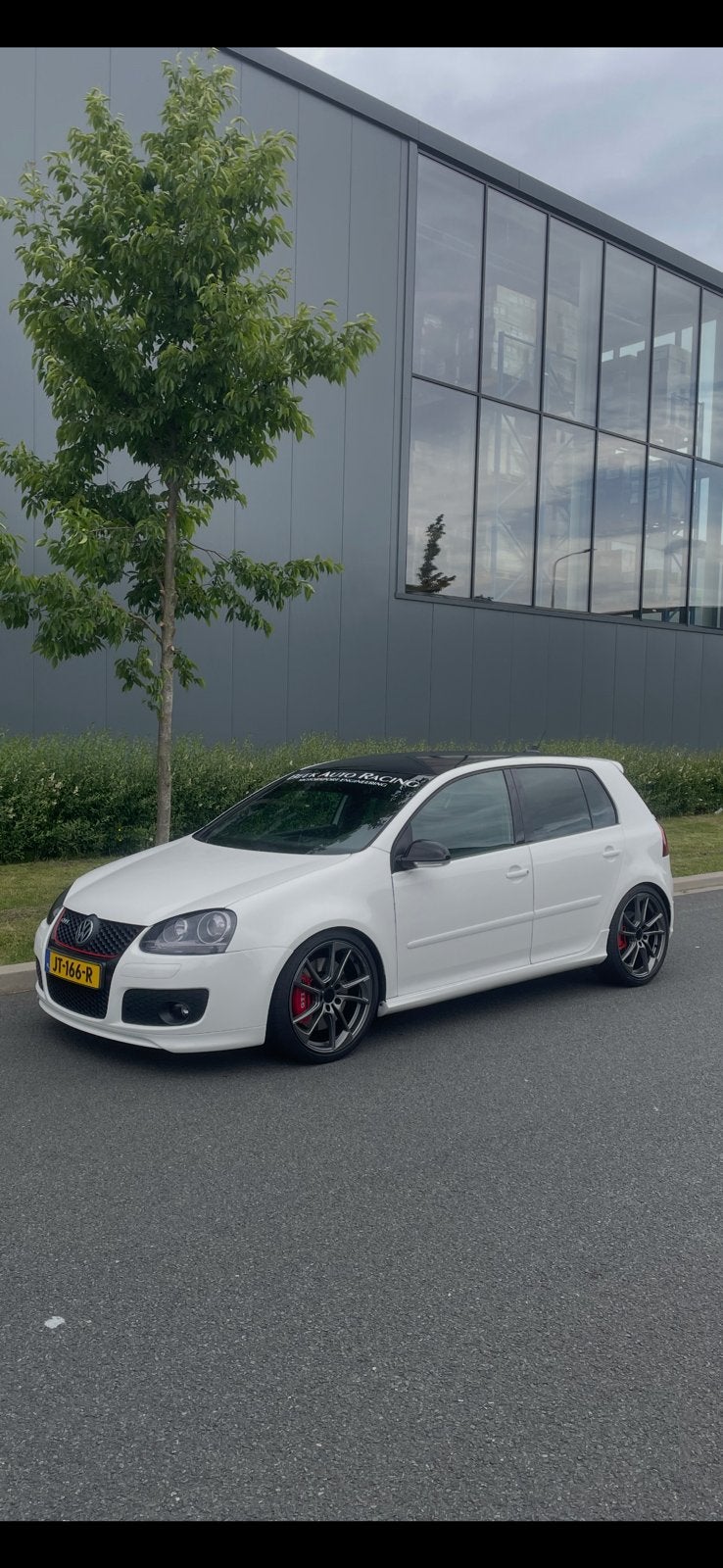 Vw golf gti edition 30 met 380 pk., Auto's, Voorwielaandrijving, 4 cilinders, 1984 cc, Leder en Stof