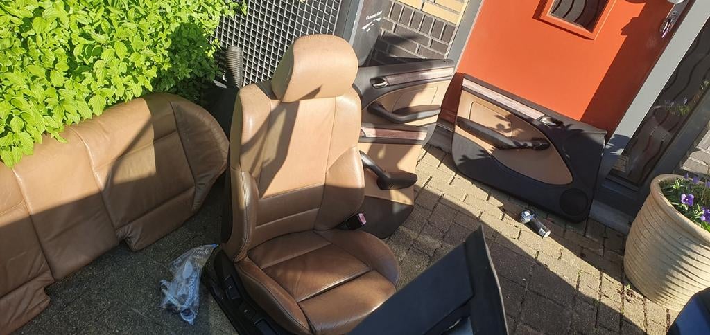 BMW E46 Bruin Leder Sport Interieur, Auto-onderdelen, Ophalen of Verzenden