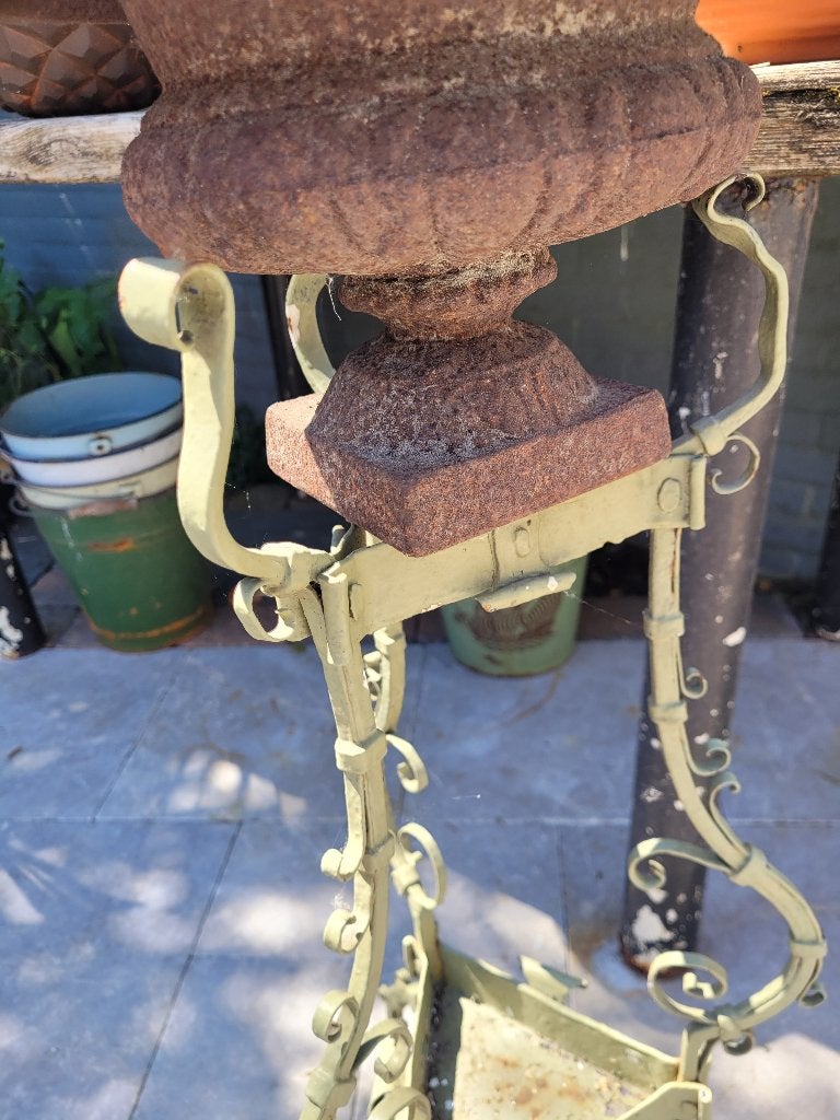 Antieke Franse planten standaard /paraplubak, Heikant 21 Kaatsheuvel, Gebruikt, Belle Vieille Brocante, Ophalen of Verzenden