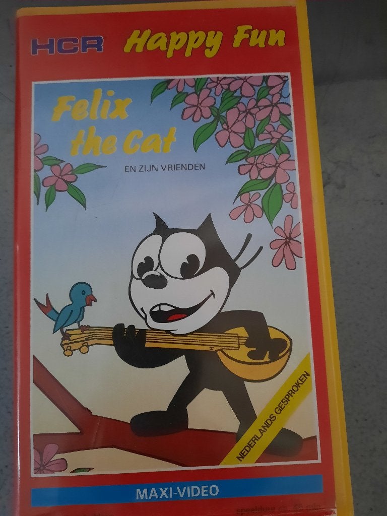 FELIX THE CAT Mooie Classic Cartoon Op VIDEO, Tekenfilm, Verzenden, Alle leeftijden, Zo goed als nieuw