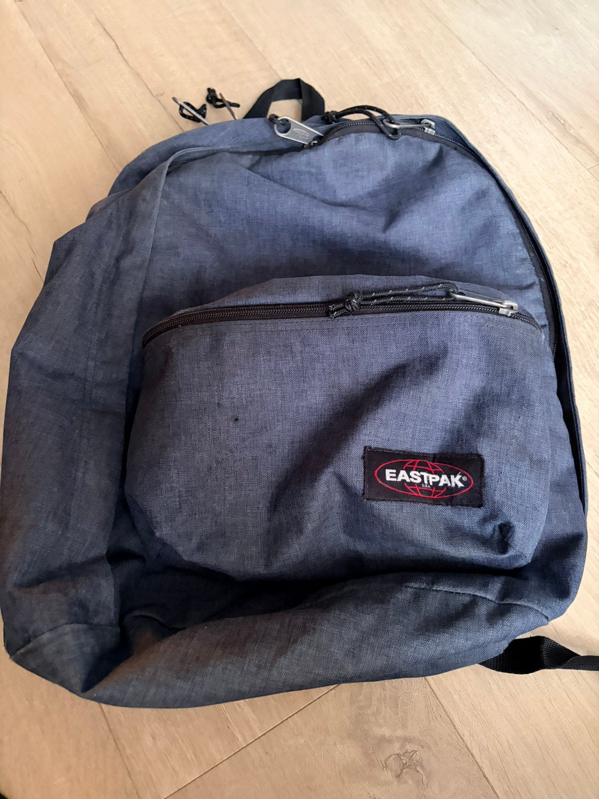 Eastpak rugzak denim blue, Ophalen of Verzenden, Zo goed als nieuw, Eastpak
