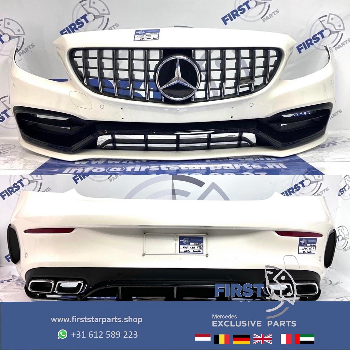 (W205) A205 C205 C63 FACELIFT AMG PAKKET COMPLEET Mercedes C, Gebruikt, -, Ophalen of Verzenden, Bumper