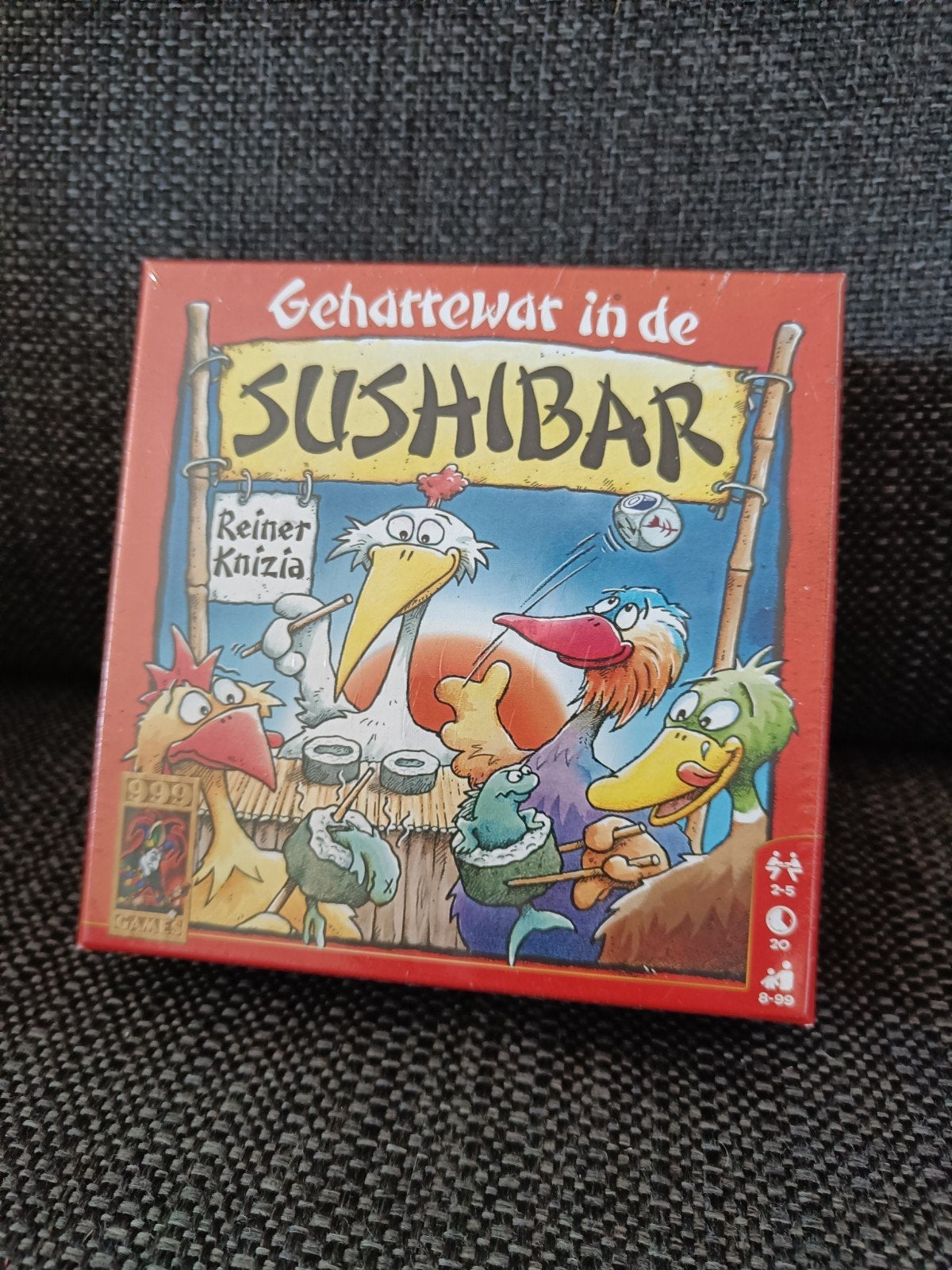 Geharrewar in de Sushibar - Nieuw in Seal, Vijf spelers of meer, Ophalen of Verzenden, Nieuw, 999 Games