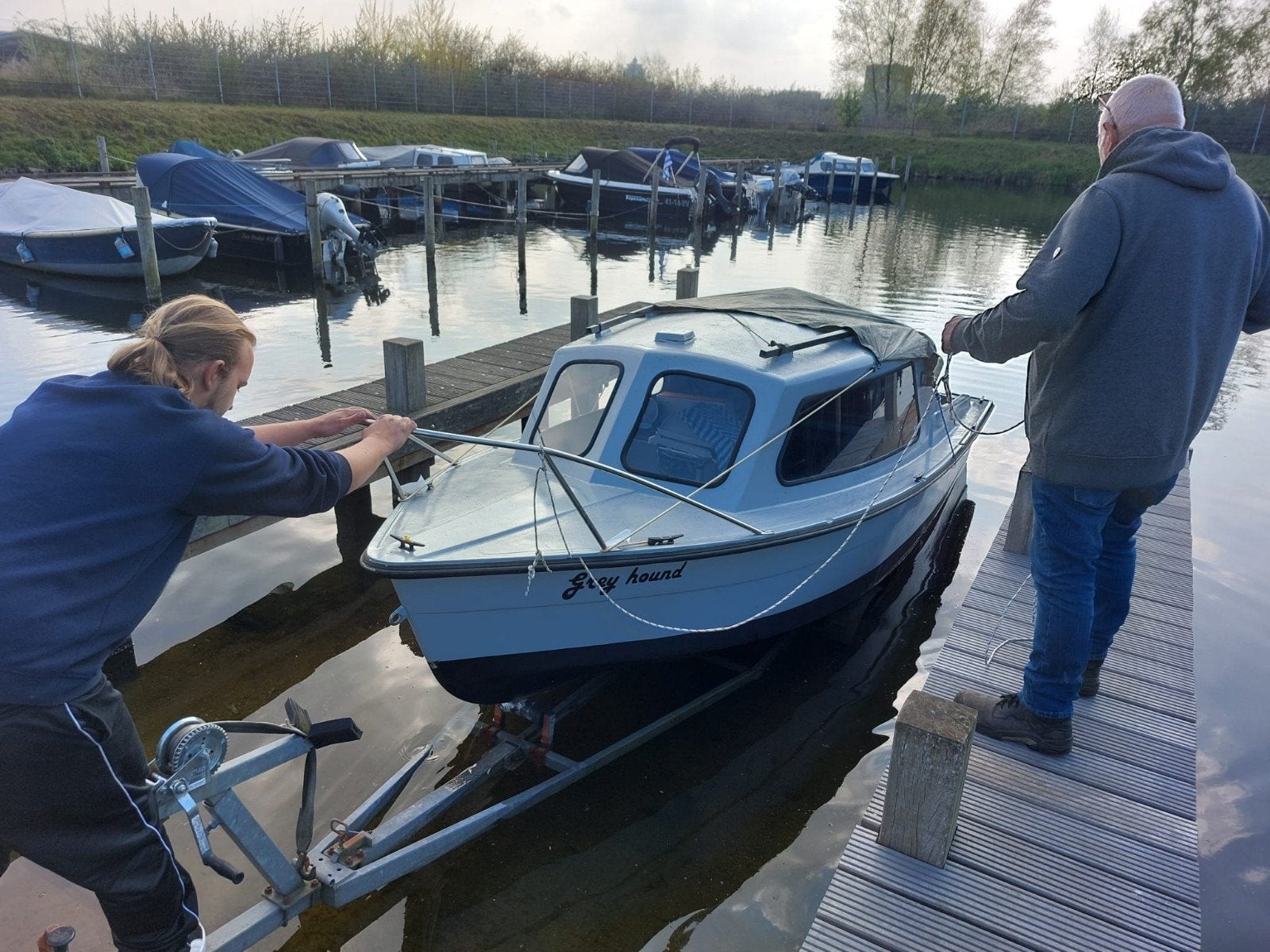 Kajuitboot 5 meter met 15pk mercury, Ophalen, Gebruikt, Kajuitboot, Buitenboordmotor