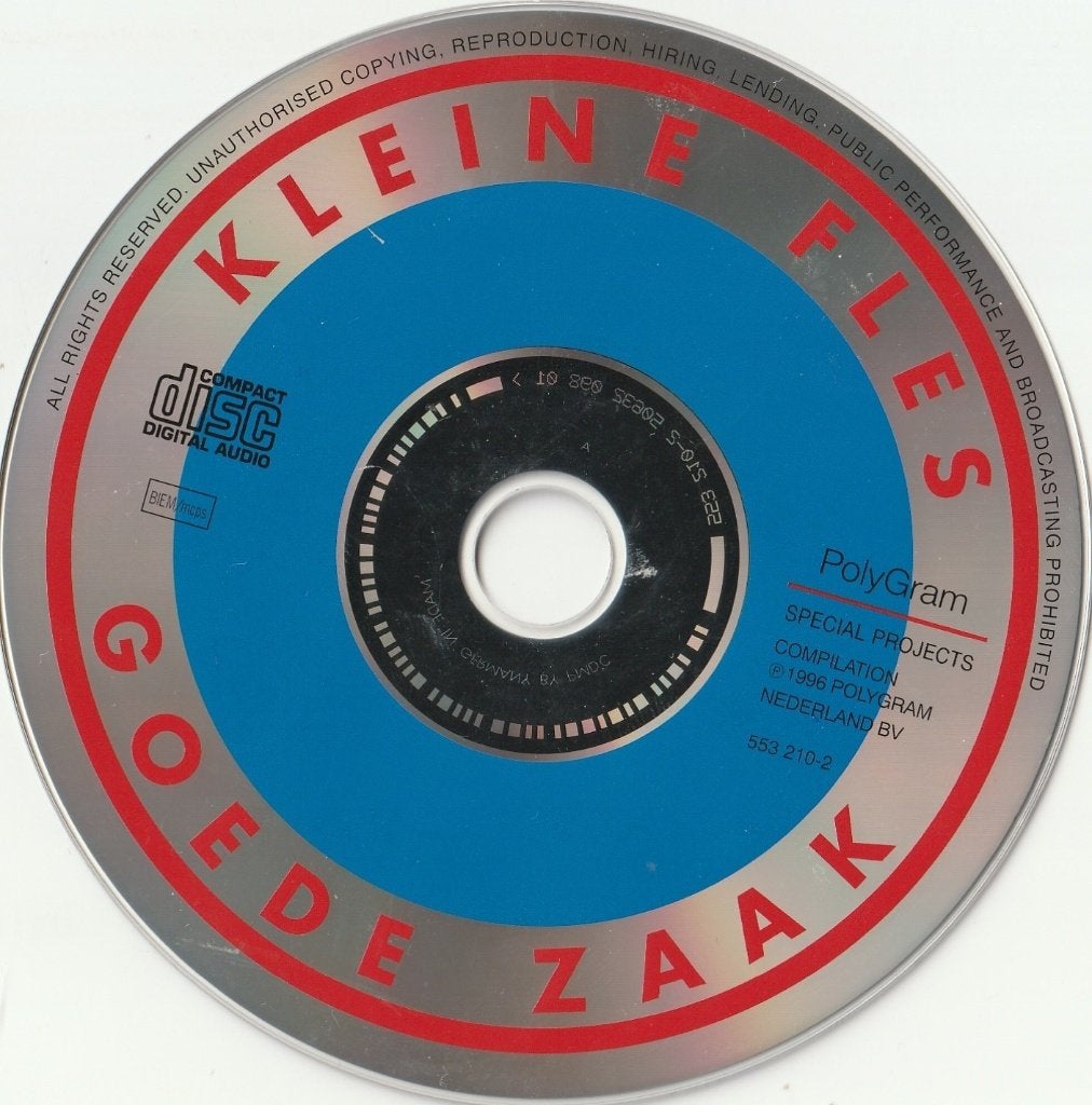 Kleine fles goede zaak cd  zonder hoes, Ophalen of Verzenden, Zo goed als nieuw, Pop