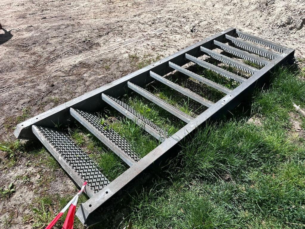 Stalen trap, Doe-het-zelf en Verbouw, Ladders en Trappen, Ophalen, Gebruikt, ., Trap