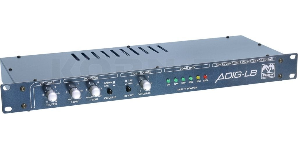 Palmer PGA04 ADIG-LB speaker simulator met loadbox 8 Ohm, Ophalen of Verzenden, Zo goed als nieuw, Audio