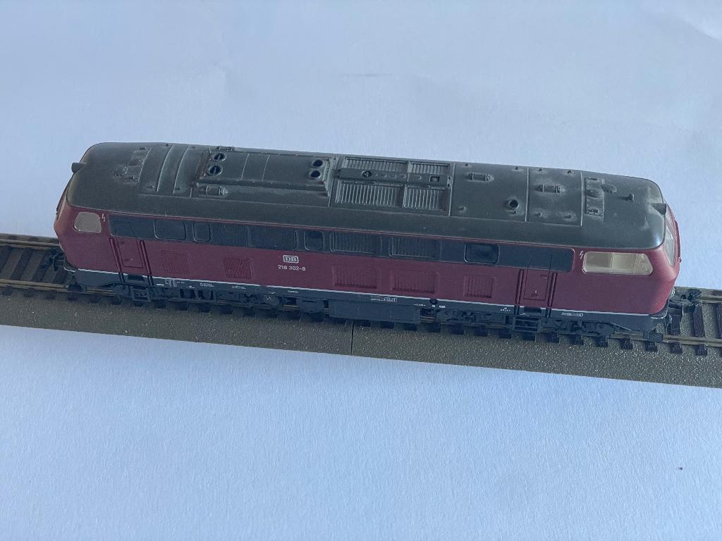Fleischmann diesel locomotief BR 218 digitaal, Fleischmann, Ophalen of Verzenden, Gelijkstroom, Locomotief