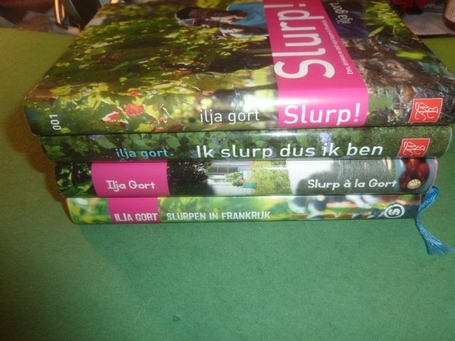 4x Ilja Gort Slurp Ik slurp dus ik ben Slurp a la Gort, Verzenden, Zo goed als nieuw, Ilja Gort
