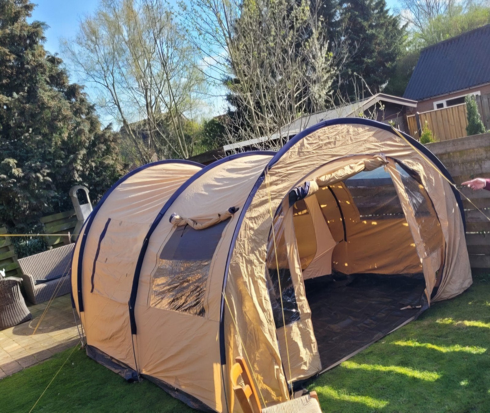 Euro Trail Mini Van Extension T/C - Ruime bustent, Ophalen, Gebruikt, Tot en met 6