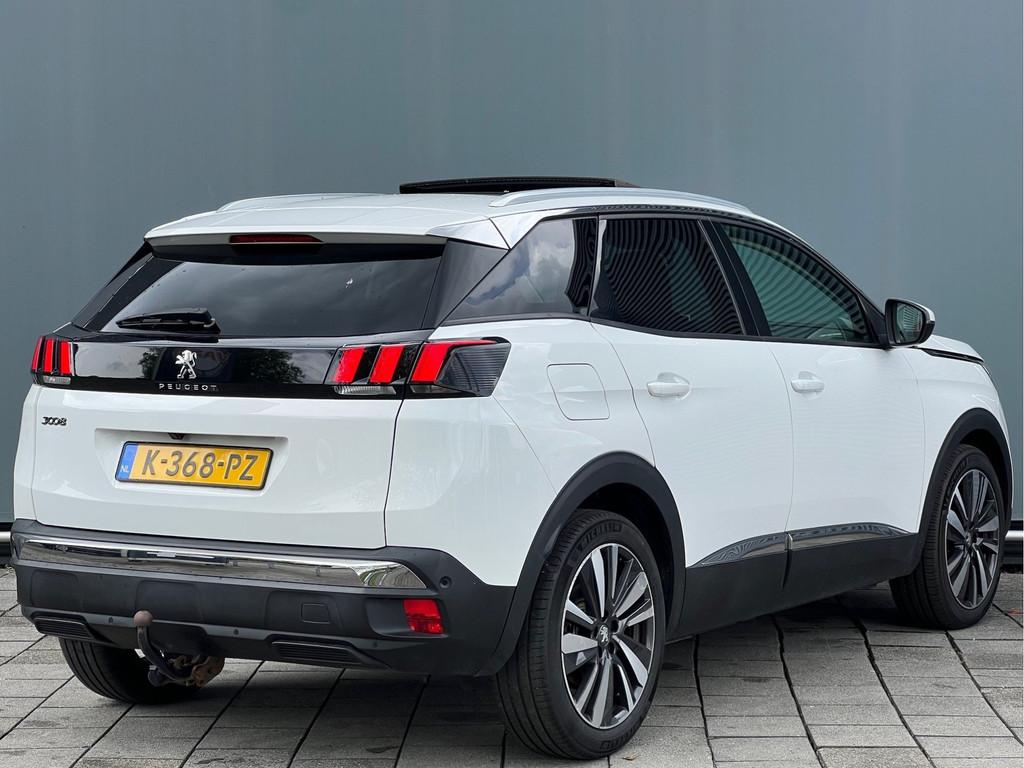 Peugeot 3008 BWJ 2021 | 1.2T 131PK Premium Av AUTOMAAT | TRE, Auto's, Peugeot, Gebruikt, 1199 cc, Leder en Stof, Wit