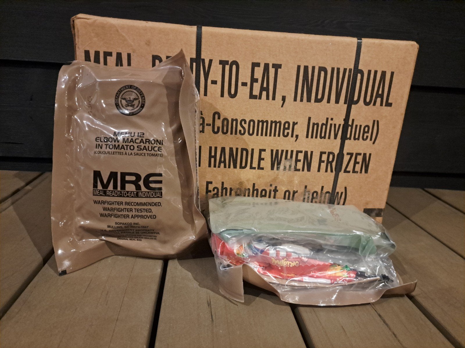MRE US army rantsoenen, Ophalen of Verzenden, Overige soorten, Amerika, Overige typen