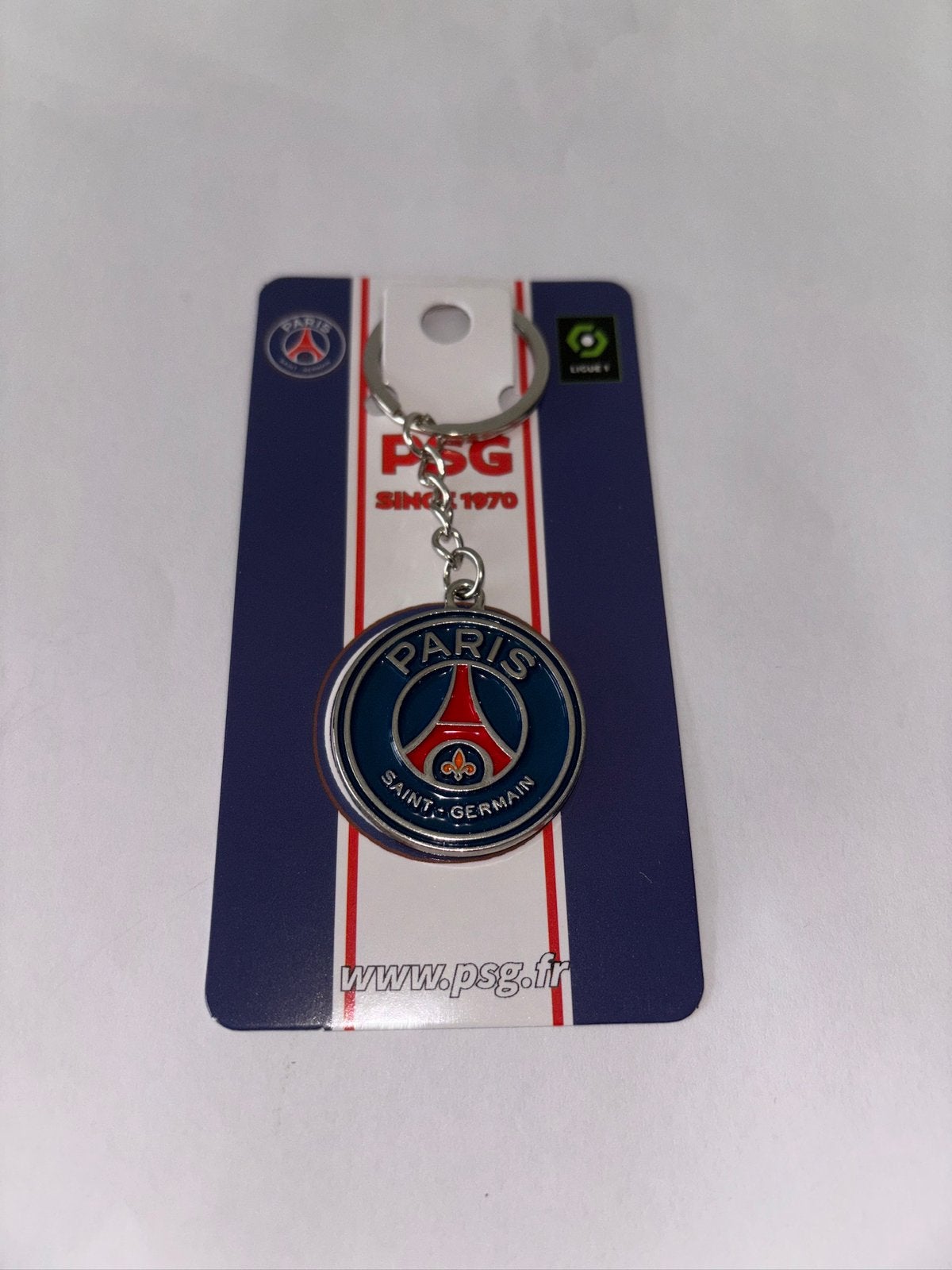 PSG Logo sleutelhanger, Ophalen of Verzenden, Nieuw, Buitenlandse clubs, Beeldje of Poppetje