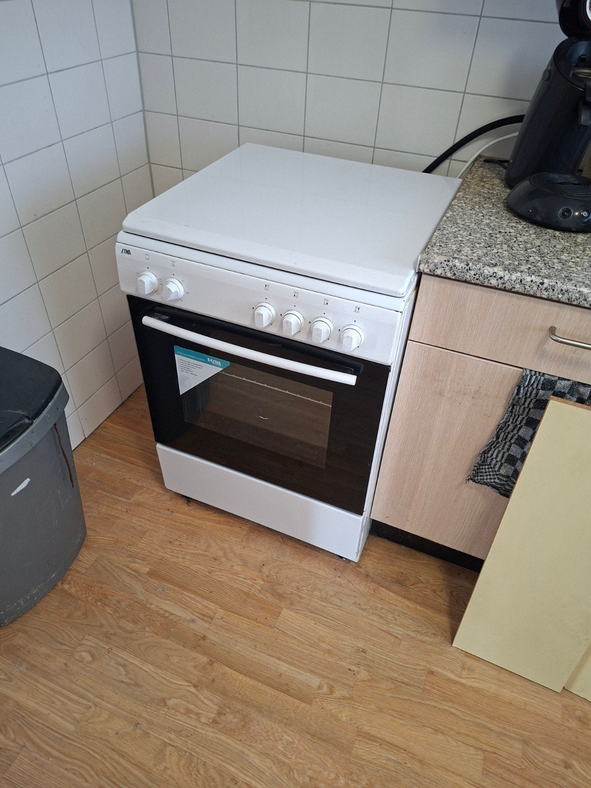 Etna Gasfornuis  zgan fornuis, Ophalen, 4 kookzones, Zo goed als nieuw, Gas