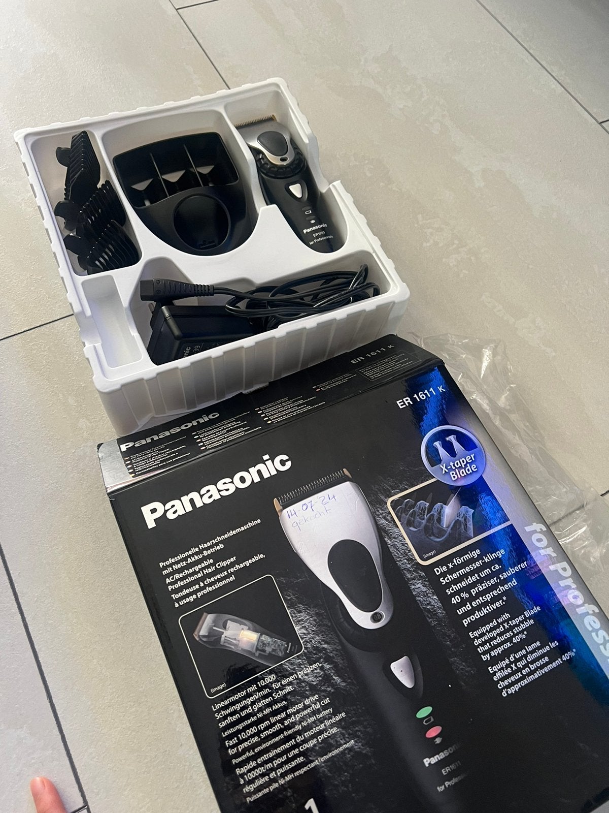 Panasonic tondeuse ER1610, Ophalen of Verzenden, Zo goed als nieuw, Haarverzorging