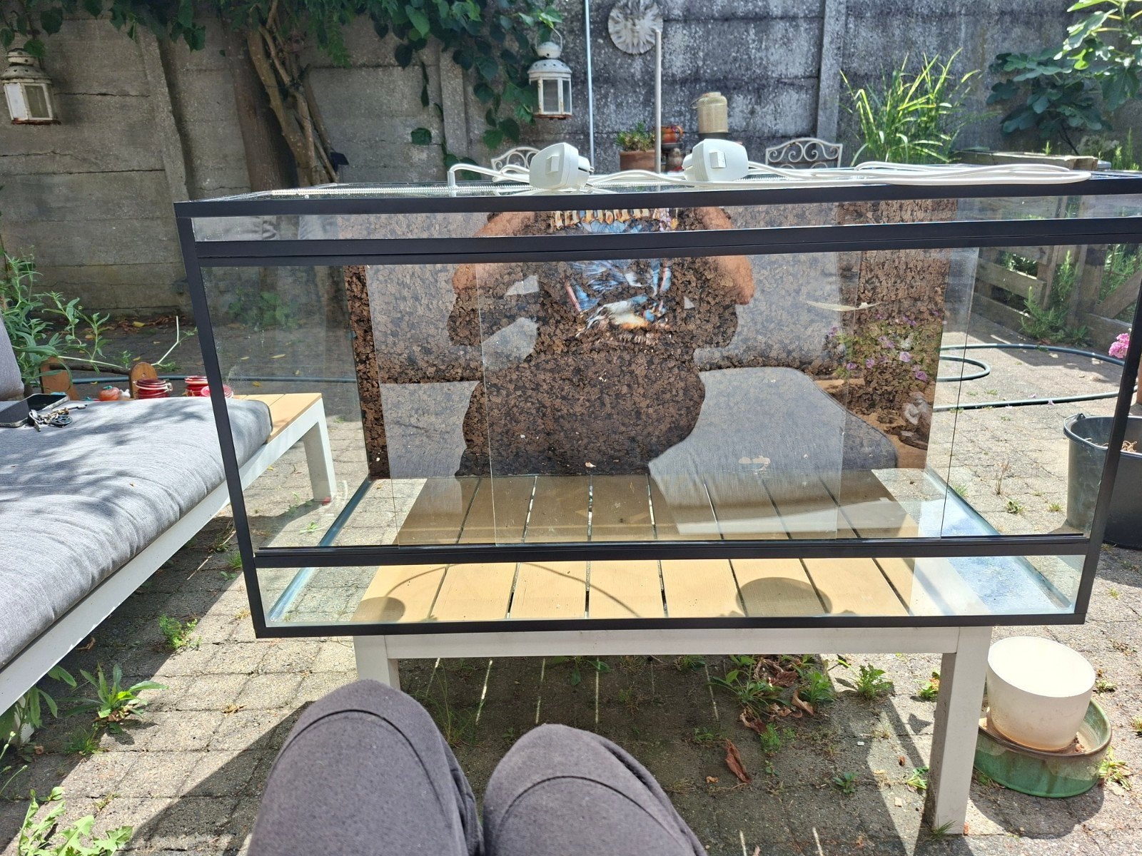 terrarium 100x50x50, Ophalen, Gebruikt, Terrarium of Paludarium