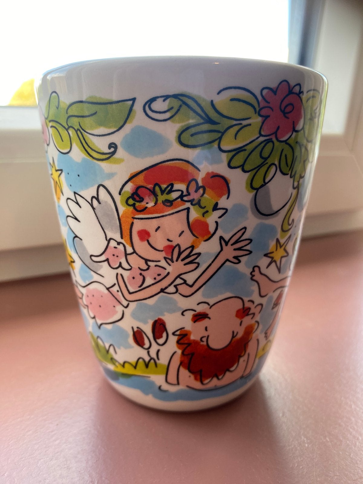 Blond Amsterdam Efteling Mok. Droomvlucht.Zo goed als nieuw!, Ophalen of Verzenden, Zo goed als nieuw, Aardewerk