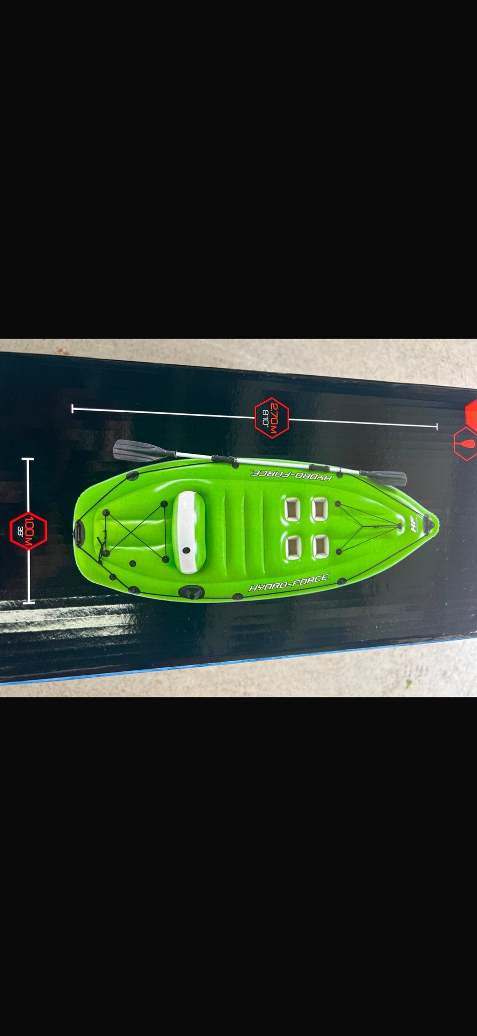 Koracle Fishing Boat - Opblaasbare Visboot (zonder hengel), Ophalen of Verzenden, Opblaasbaar, Zo goed als nieuw, 1-persoons