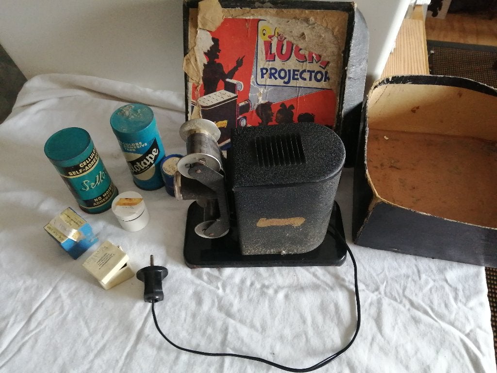 Antiek filmprojector lucky zoldervondst, Ophalen of Verzenden