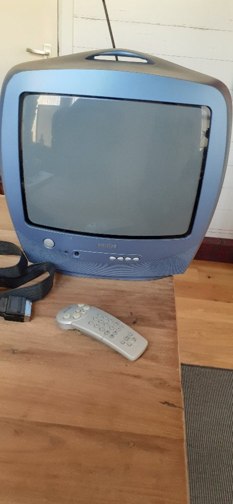 Philips kleuren tv draagbaar, Ophalen, Zo goed als nieuw