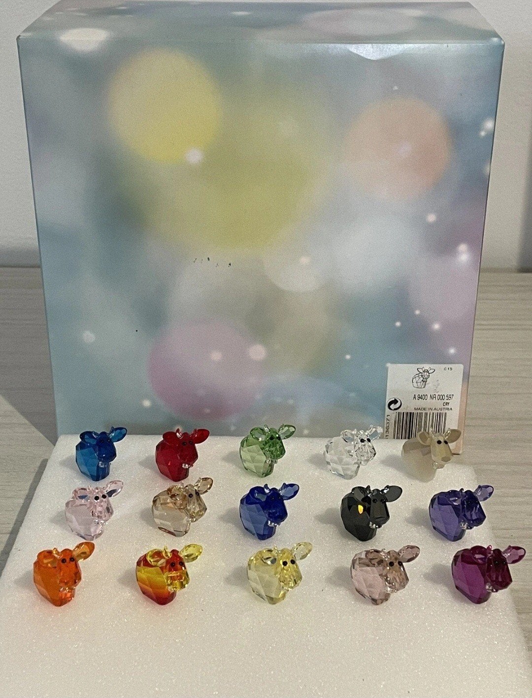 Swarovski Mini Mo set 12 delig, Ophalen of Verzenden, Nieuw, Overige kleuren, Overige materialen