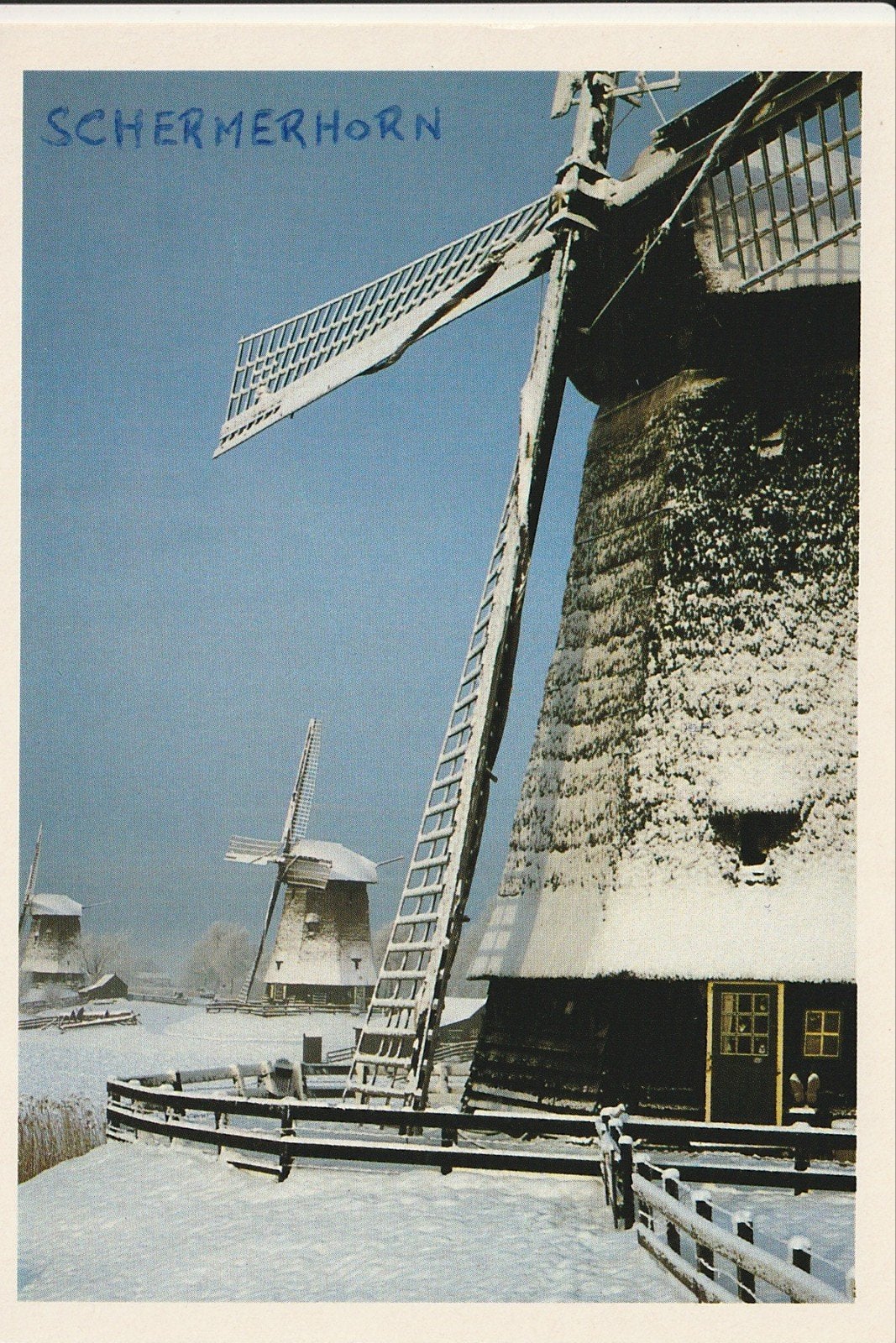 SCHERNERHORN MOLENGANG WINTERLANDSCHAP, Ophalen of Verzenden