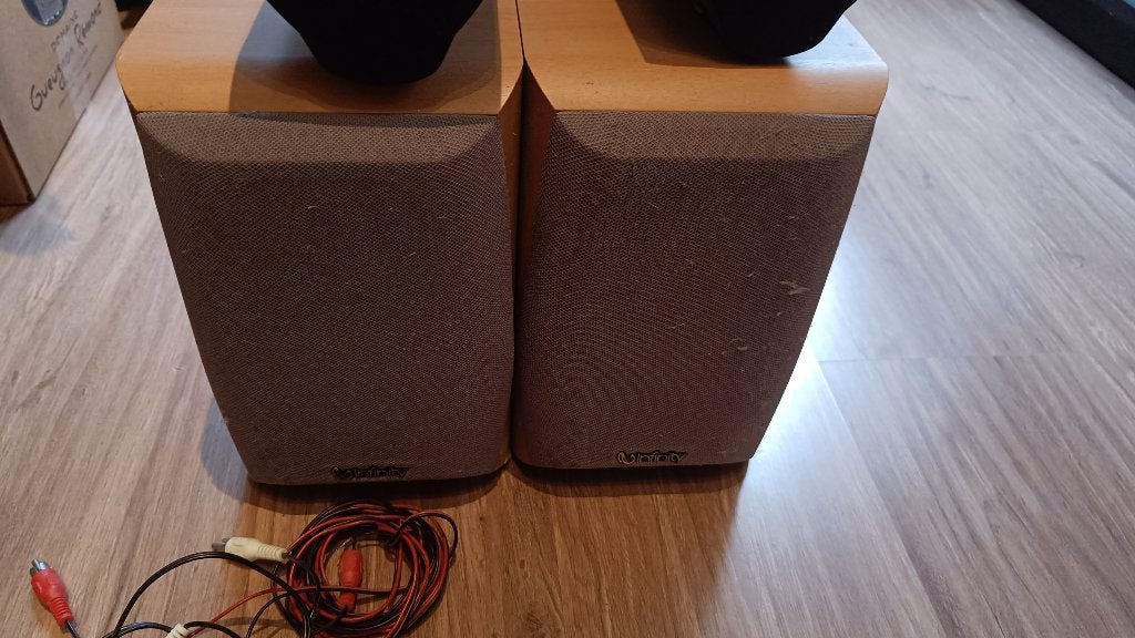 Infinity Primus HCS SAT Boekenplank Luidsprekers, Gebruikt, Ophalen of Verzenden, Minder dan 60 watt, Geschikt voor surround/home cinema