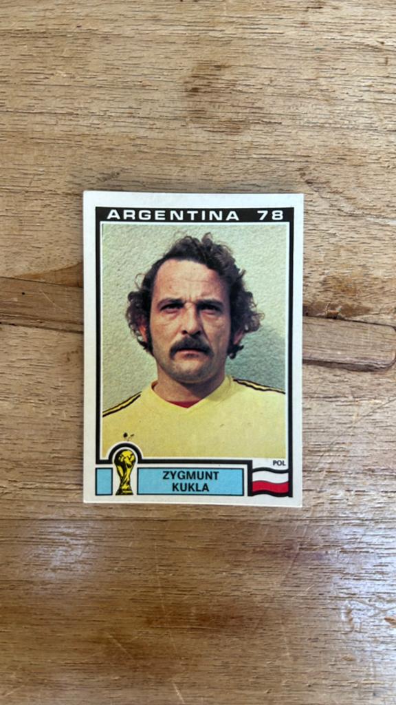 Panini Argentina 78 plaatje Zygmunt Kukla WK 78, Verzenden, Zo goed als nieuw, Sticker