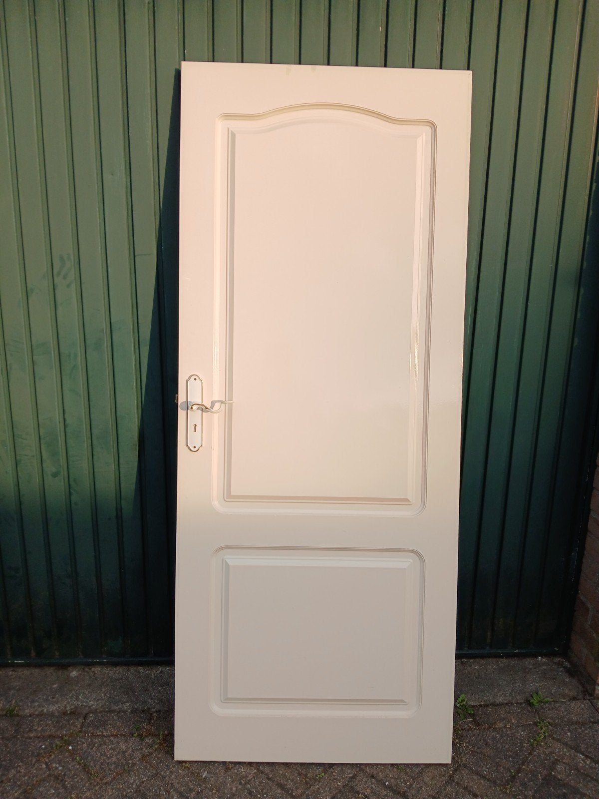 Stompe paneeldeur., Ophalen, Gebruikt, Binnendeur, 200 tot 215 cm