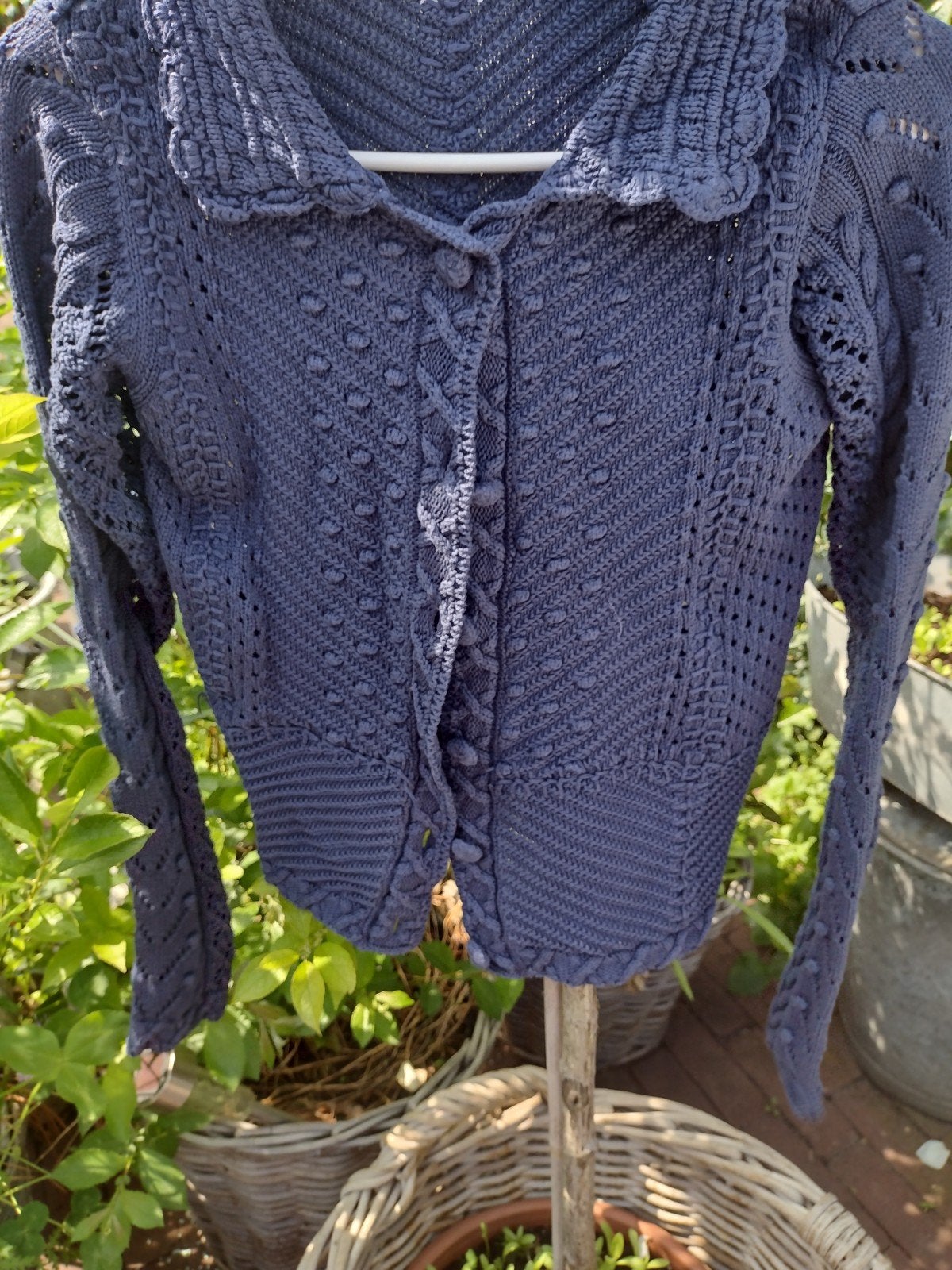 Odd Molly katoenen vestje maat 36/38, Blauw, Ophalen of Verzenden, Maat 36 (S), Gedragen