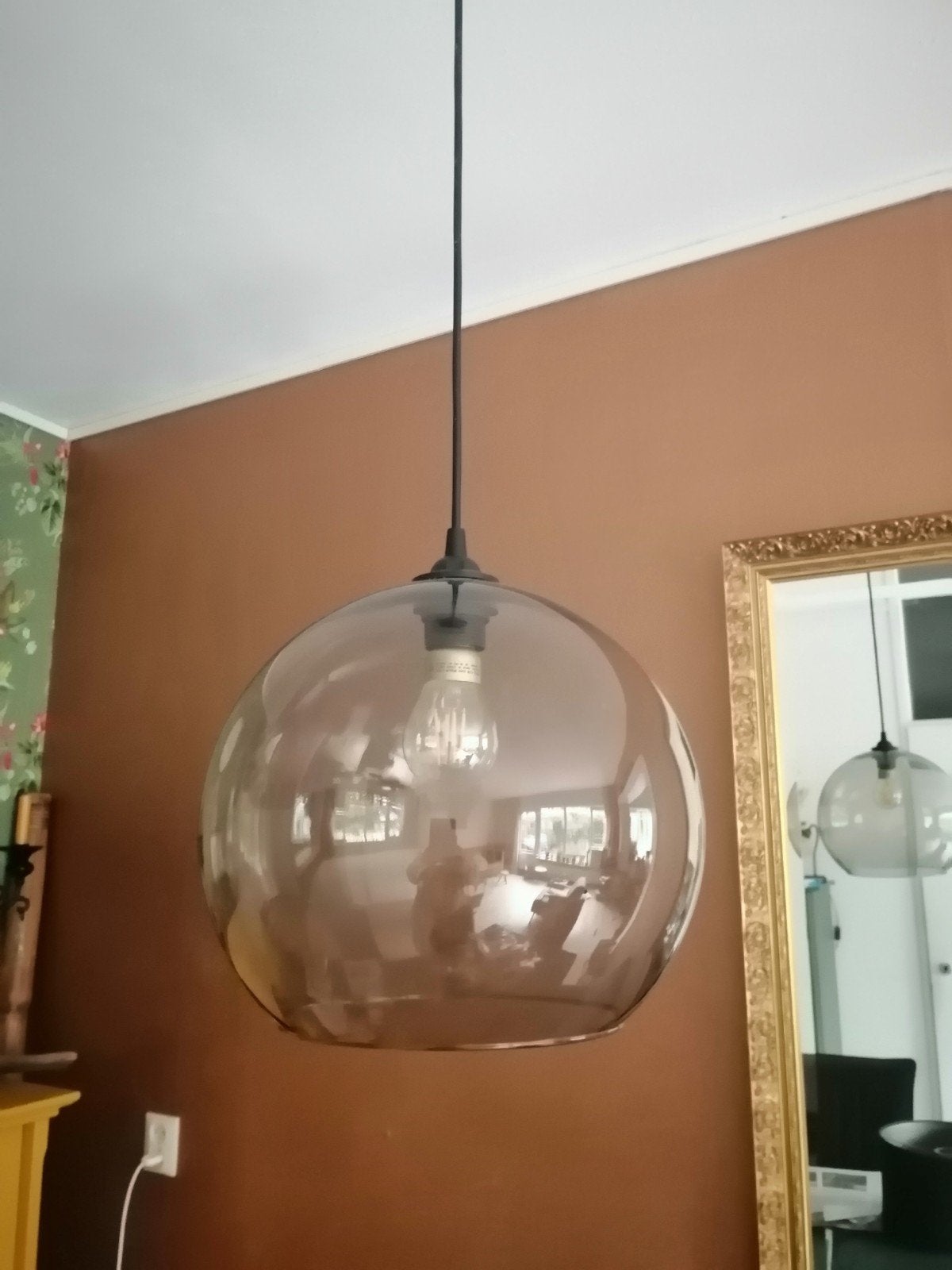 Glazen lampenkap ikea JAKOBSBYN, Huis en Inrichting, Ophalen of Verzenden, Glas