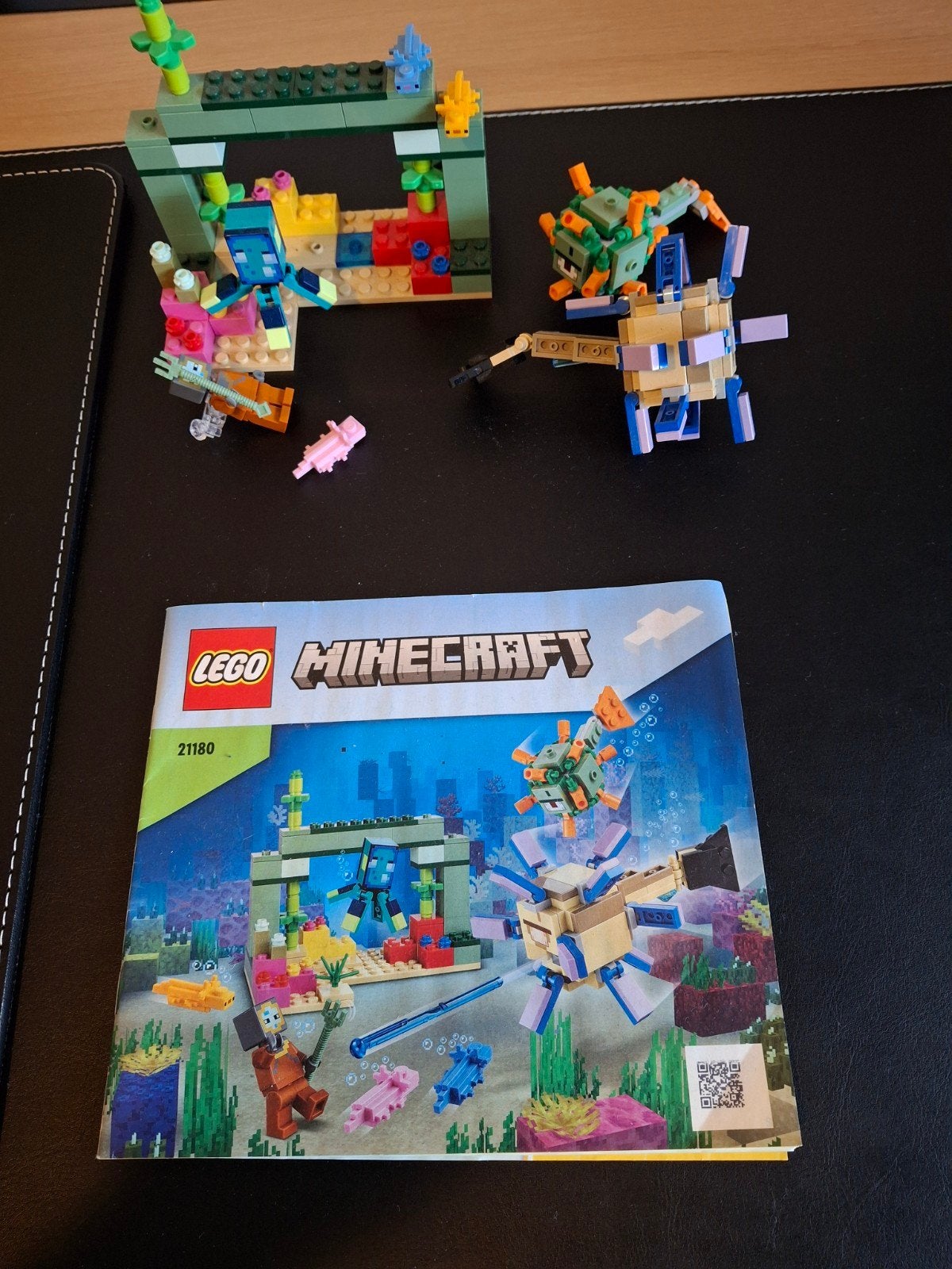 LEGO Minecraft 21180 De Voogd Strijd - Zonder Doos, Gebruikt, Minecraft, Lego, Inclusief instructies