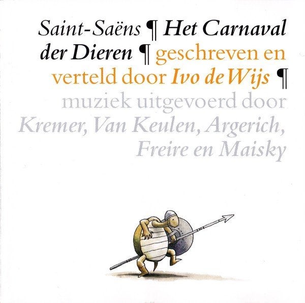 SAINT-SAENS Carnaval der dieren CD KREMER MAISKY PHILIPS ALT, Ophalen of Verzenden, Romantiek, Zo goed als nieuw, Orkest of Ballet