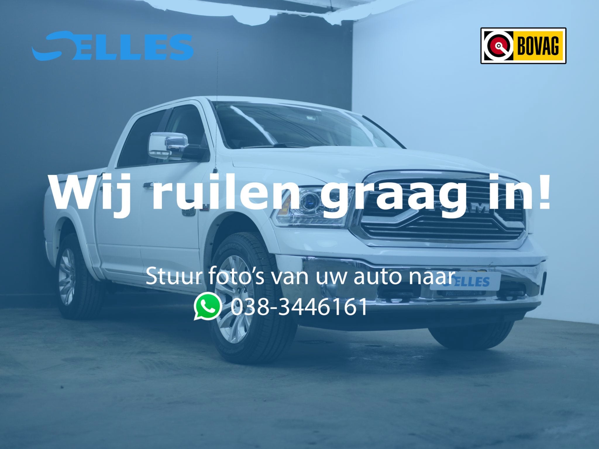 Dodge Ram 1500 5.7 V8 4x4 Crew Cab Longhorn, Auto's, Dodge, Automaat, Gebruikt, Lichtsensor, Bedrijf