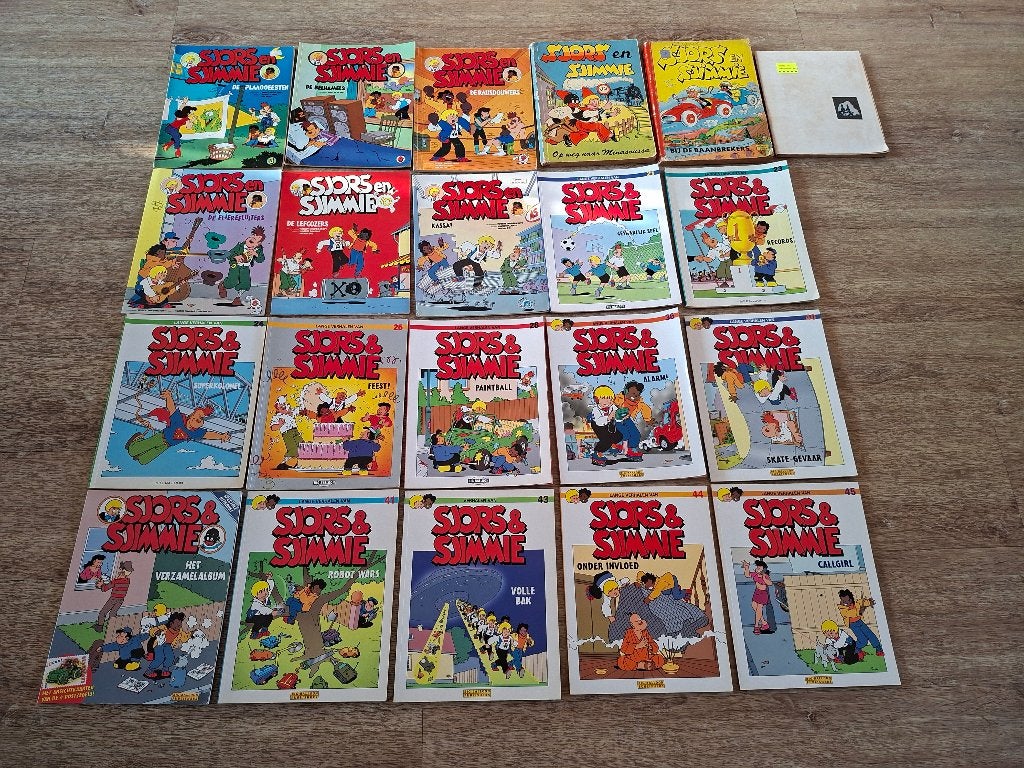 Sjors en Sjimmie stripboeken en tijdschriften, Meerdere stripboeken, Ophalen of Verzenden, Gelezen