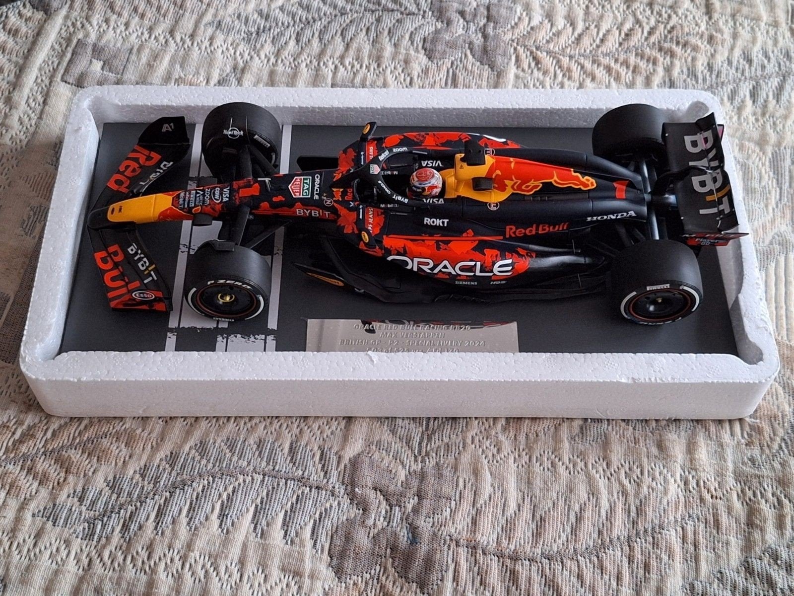 Max Verstappen 1:18 Silverstone 2024 Special Livery, Ophalen, Nieuw, Formule 1
