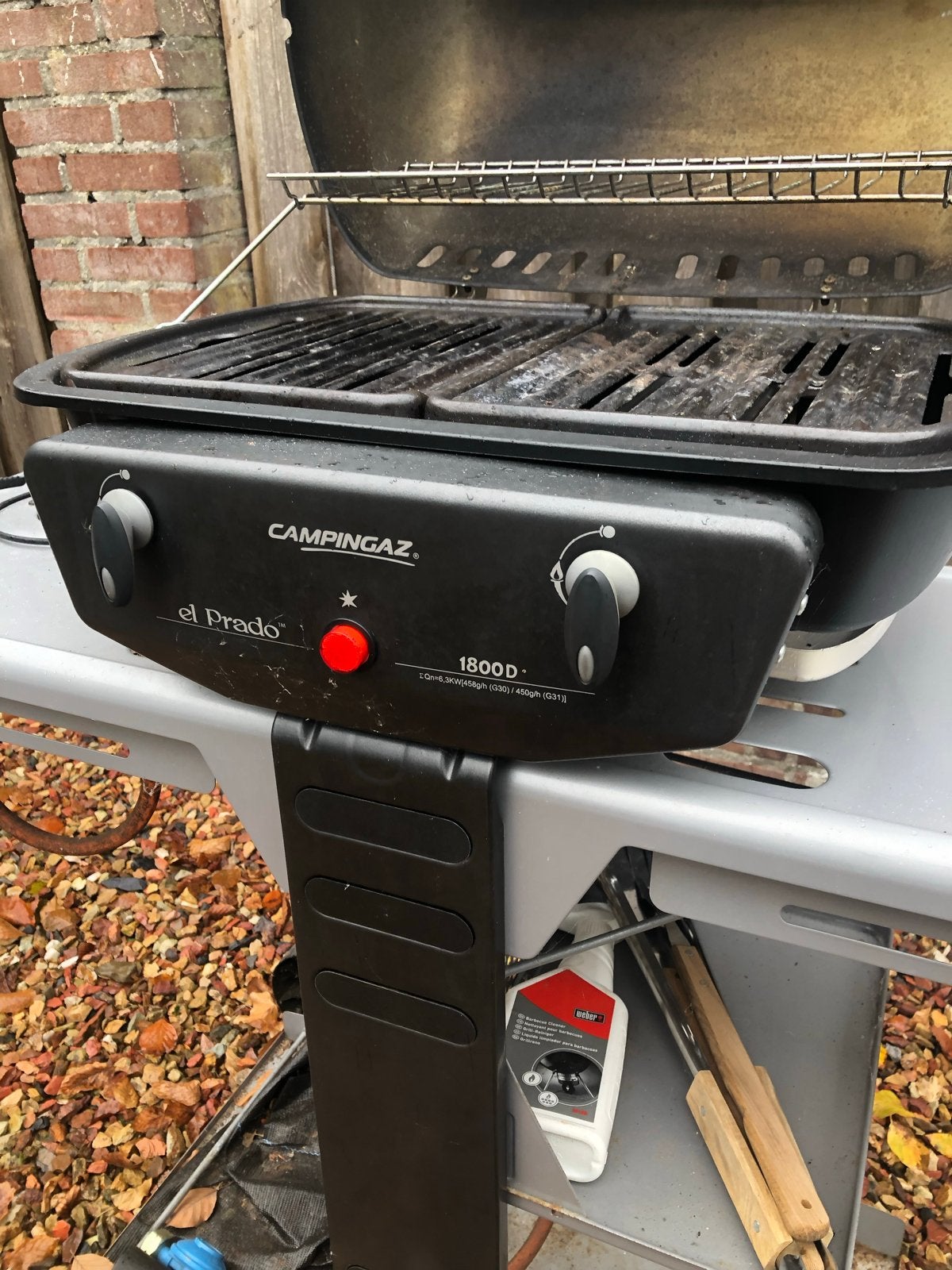 Campingaz El Prado 1800D Gasbarbecue met zijbrander, Ophalen, Gebruikt
