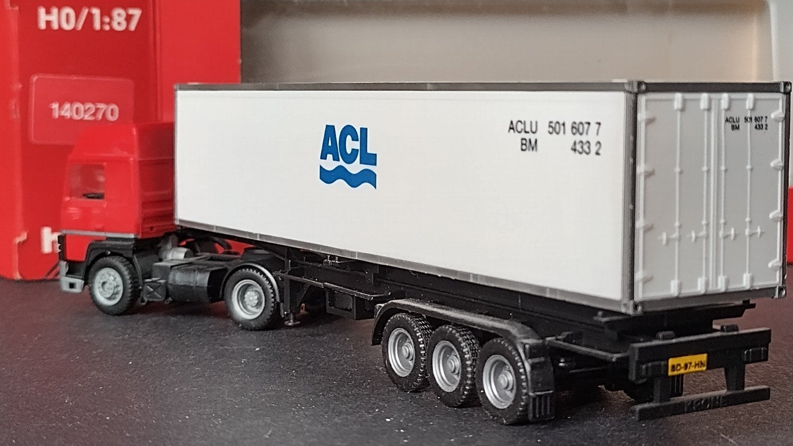 Renault R 310 Container 1:87 Herpa Pol, ., Nieuw, Ophalen of Verzenden, Herpa