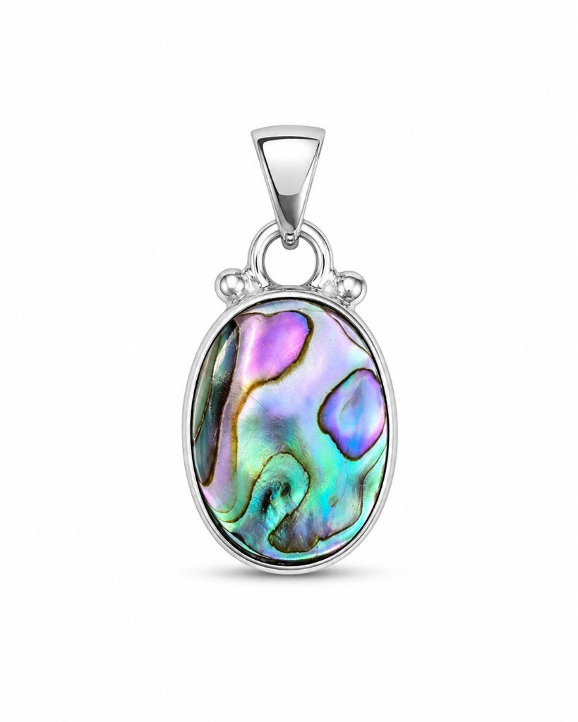 Abalone Schelp Hanger Naia - Echt Zilver, Verzenden, Nieuw, Haarlemmerstraatweg 31, SACRED STONES