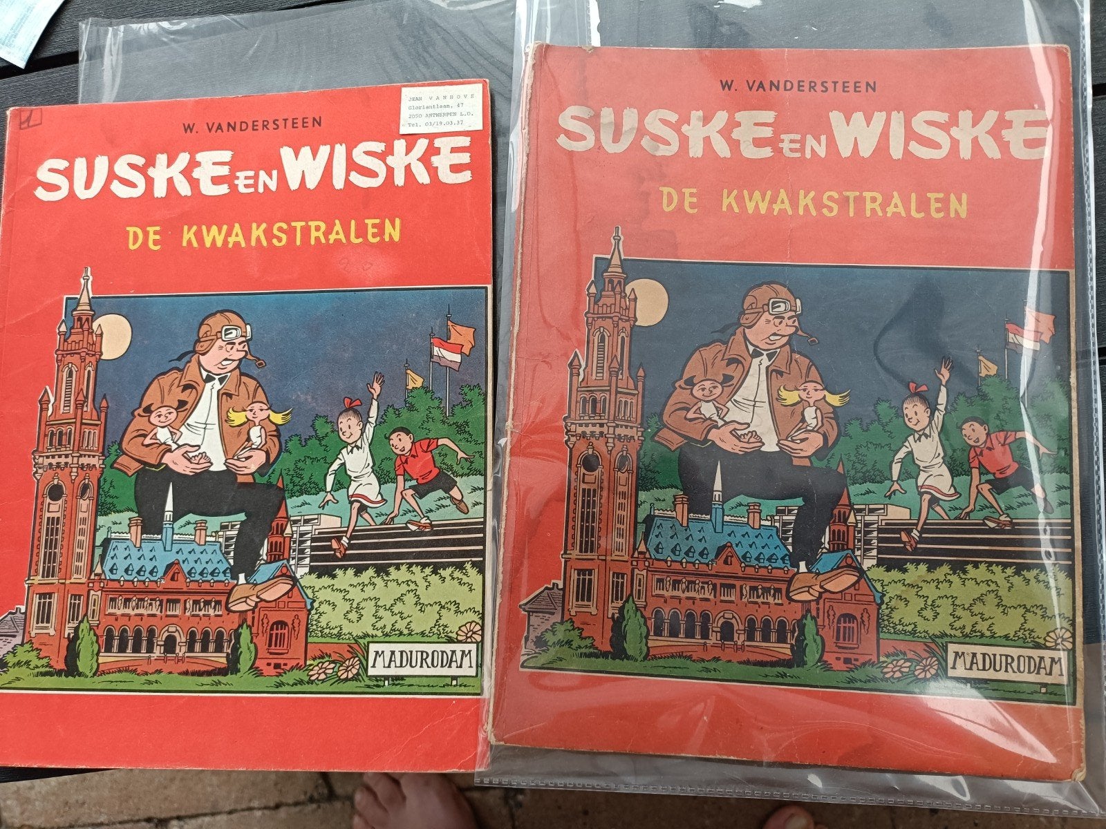 suske en wiske 2 kleurendruk jaren 60, Boeken, Meerdere stripboeken, Ophalen of Verzenden, Gelezen
