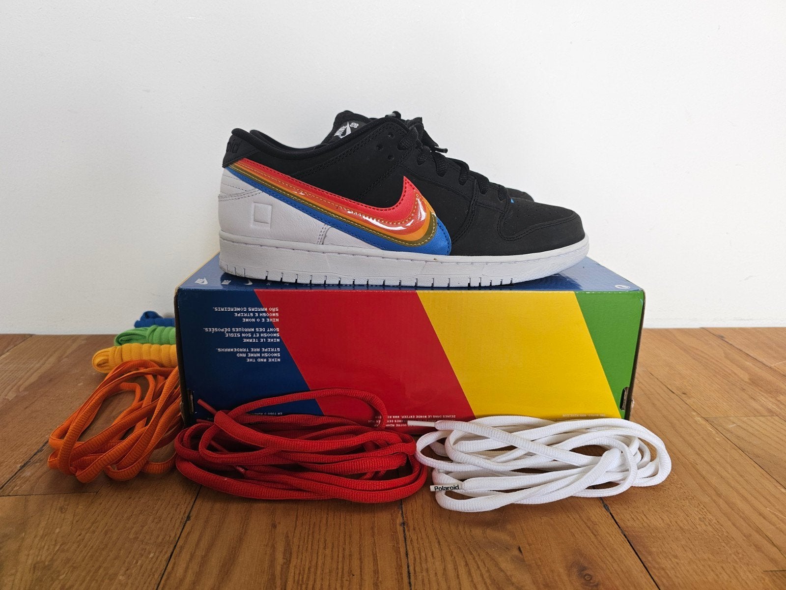 Nike SB Dunk Low 'Polaroid' maat 44, Overige kleuren, Nike, Ophalen of Verzenden, Sneakers of Gympen