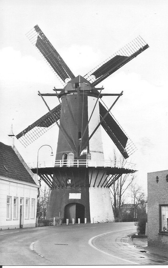 Terheijden, Korenmolen 'De Arend' - Oude Ansichtkaart, Ophalen of Verzenden, 1960 tot 1980, Ongelopen, Noord-Brabant