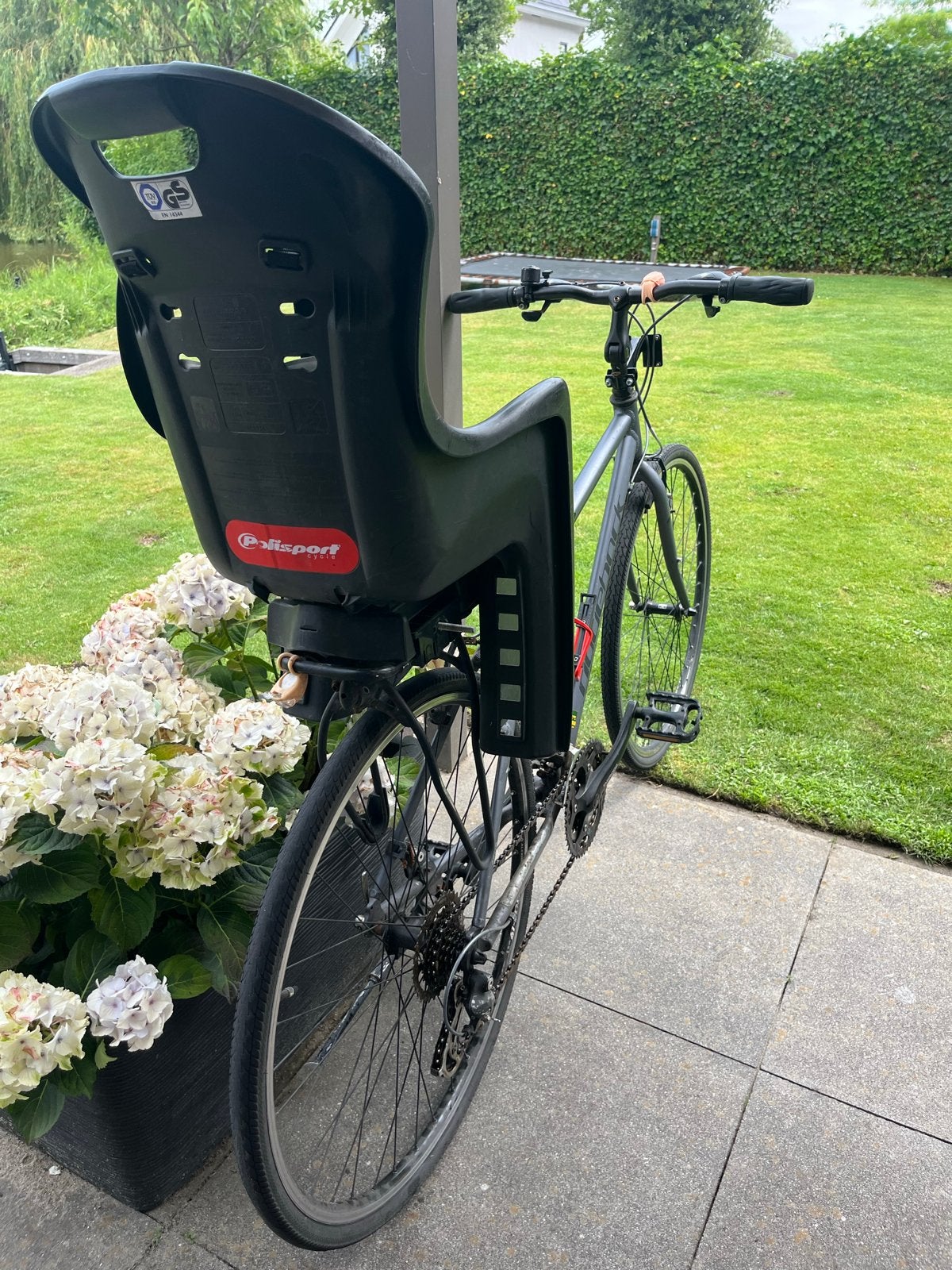 Ridgeback Velocity fiets met kinderzitje, 28 inch, Gebruikt, Velgrem, Meer dan 20 versnellingen