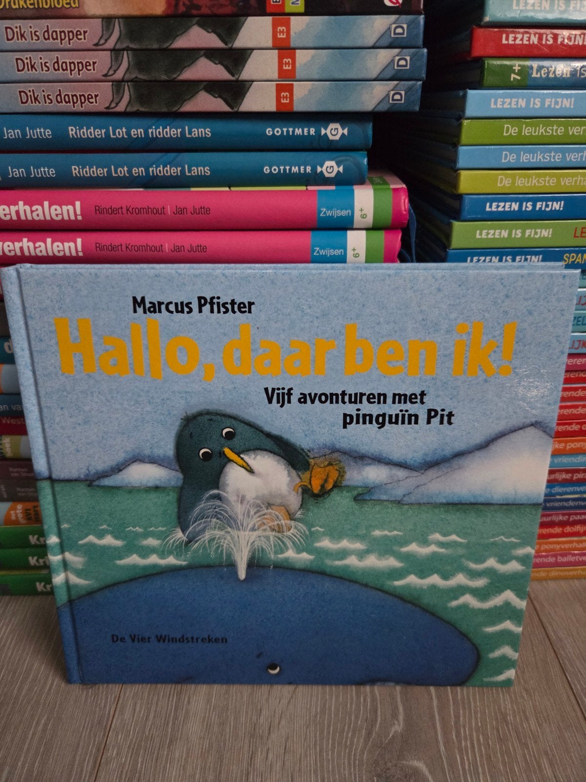 Marcus Pfister - Vijf avonturen van Pinguin Pit, Ophalen of Verzenden, Zo goed als nieuw, 3 tot 4 jaar