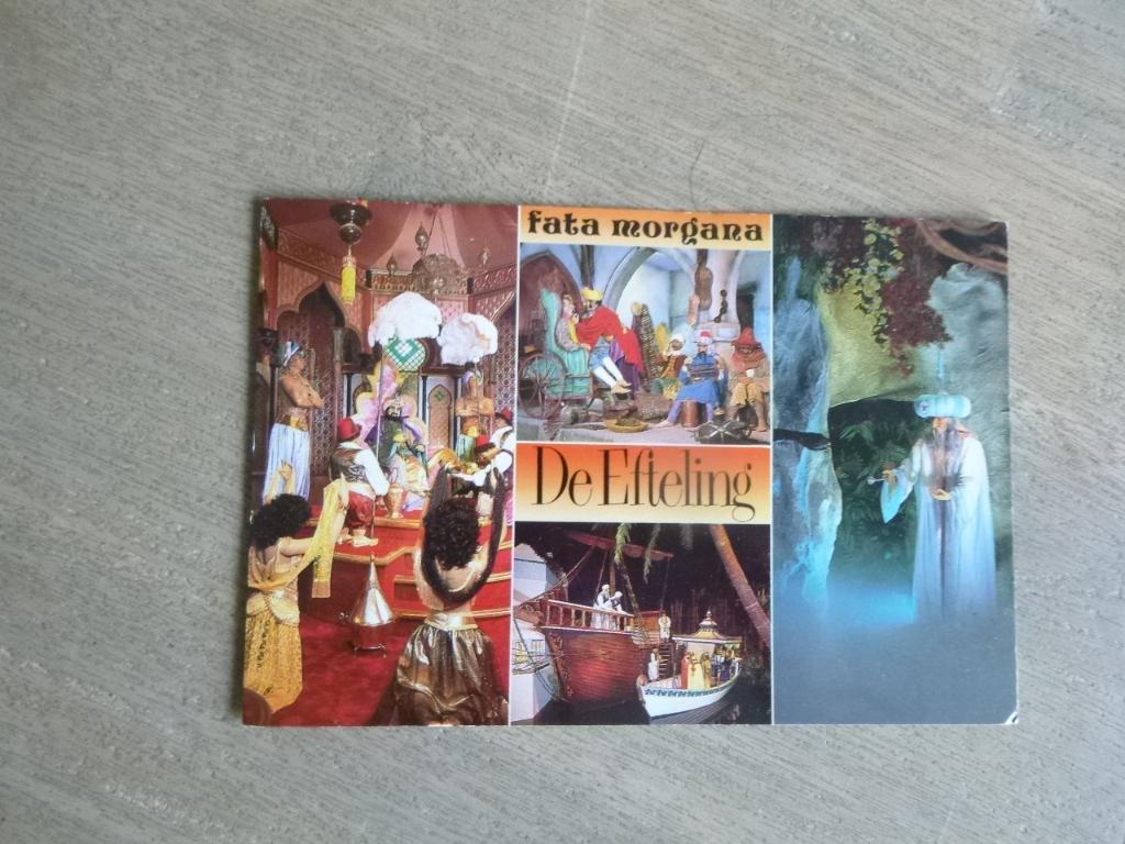 Kaatsheuvel, de Efteling Fata Morgana, Verzamelen, Ansichtkaarten | Nederland, Verzenden, 1980 tot heden, Gelopen, Noord-Brabant