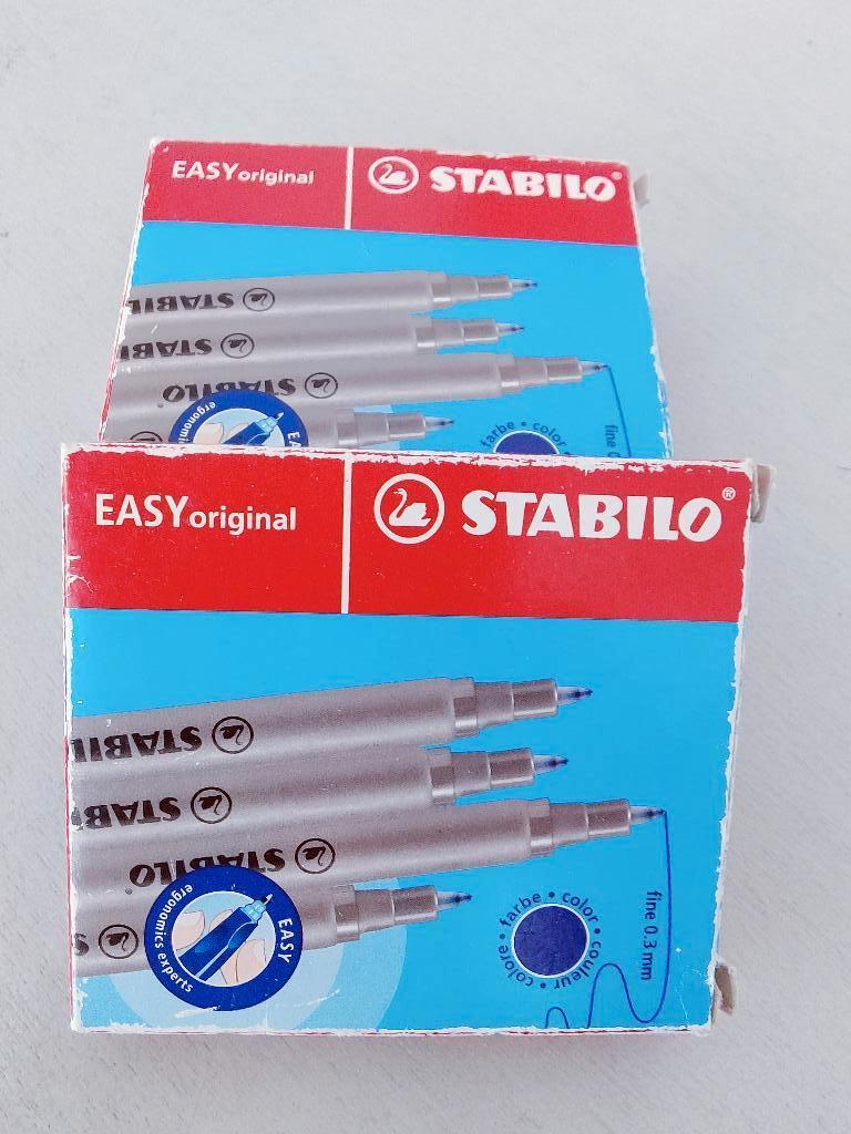 stabilo vullingen blauw 0,3mm easy original 60 stuks, Ophalen of Verzenden, Nieuw