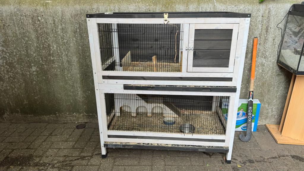 Hok voor knaagdieren oa cavia's, Ophalen of Verzenden, Minder dan 75 cm, Hok, Minder dan 60 cm
