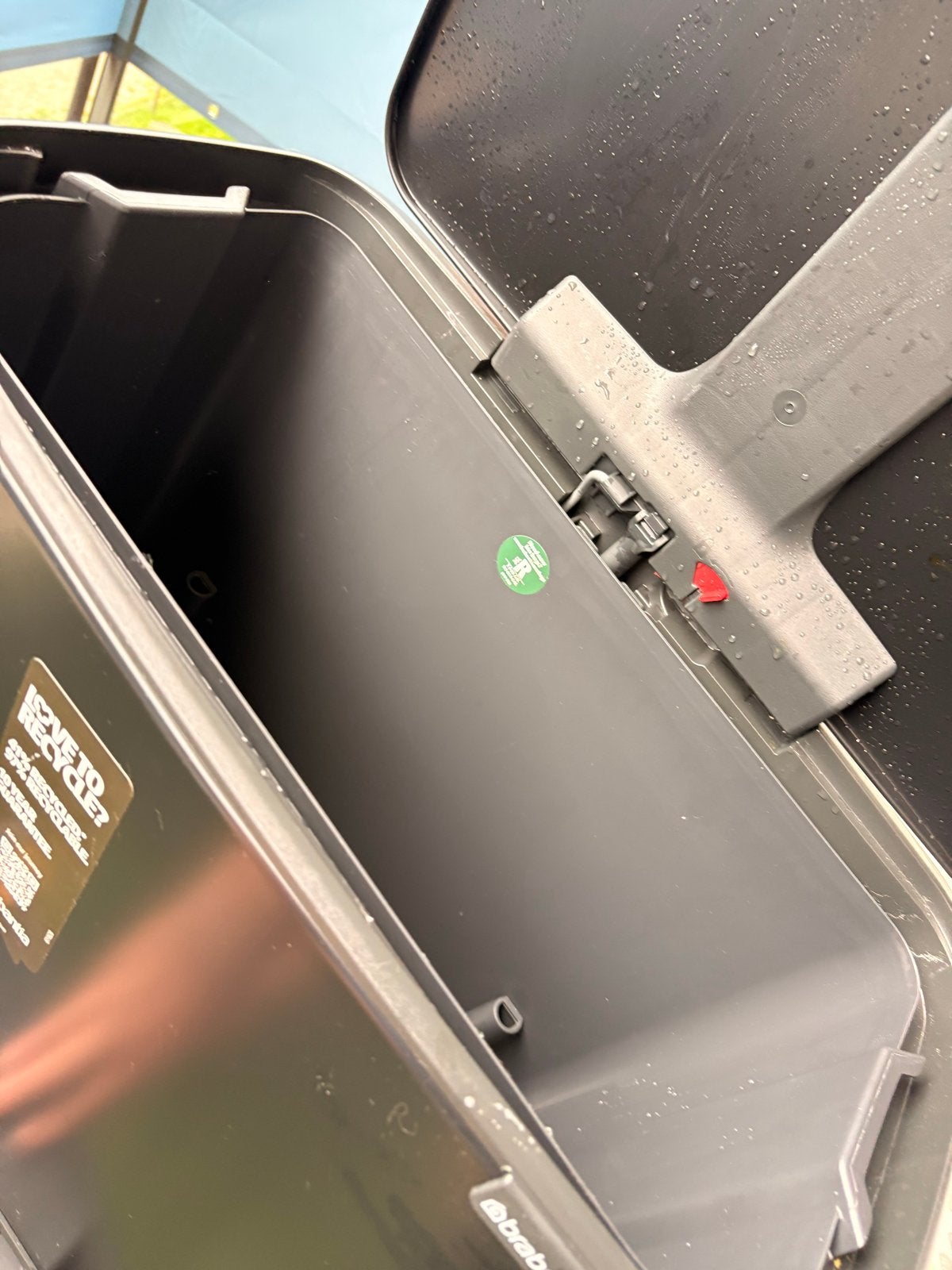 Brabantia Bo Touch Bin Prullenbak - 36L - Zwart, Ophalen, Kunststof, Gebruikt, Met pedaal