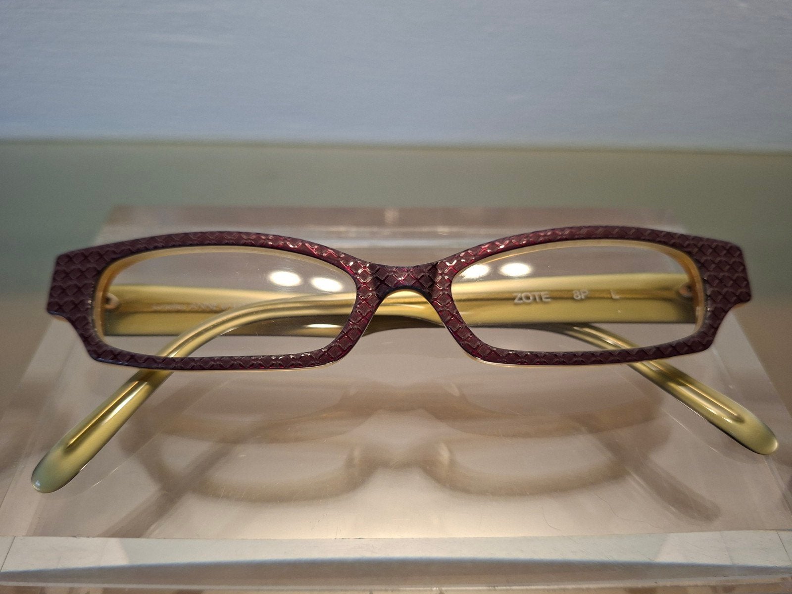 90's Anne et Valentin Zote 8PL paars montuur - Ongebruikt, Overige merken, Paars, Nieuw, Ophalen of Verzenden